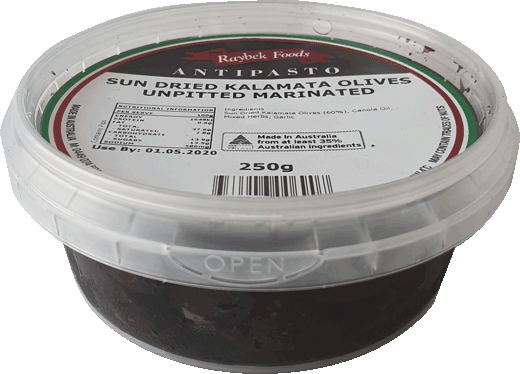 Sun Dried Kalamata Olives